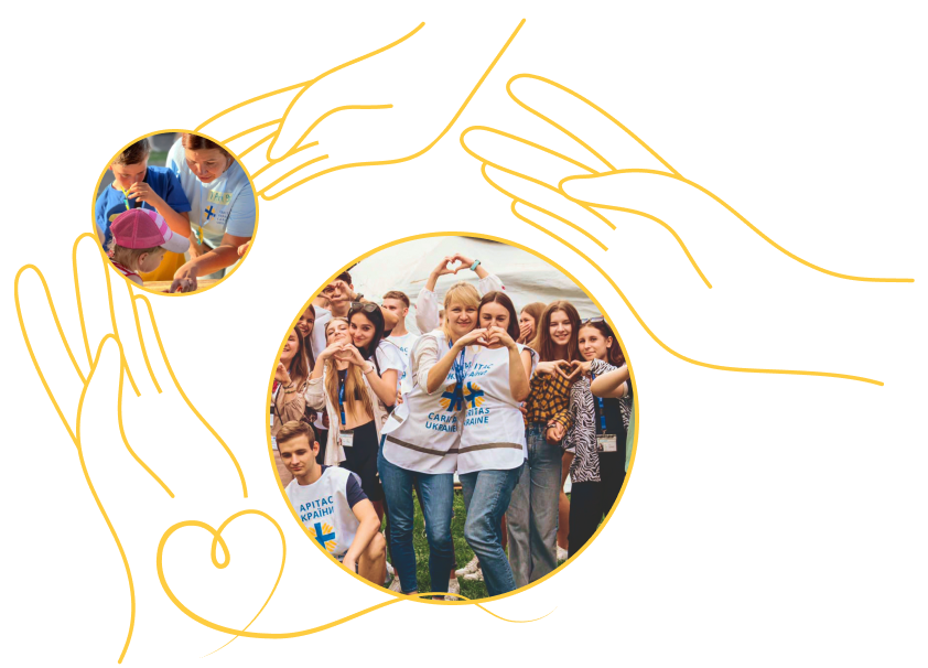 Діяльність Карітасу України орієнтована на людину, її гідність, потреби й права. 